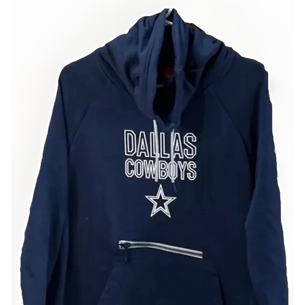 NWT Dallas Cowboys Women's Nike TEAM Apparel‎ Pullover Funnel Sweatshirt Large